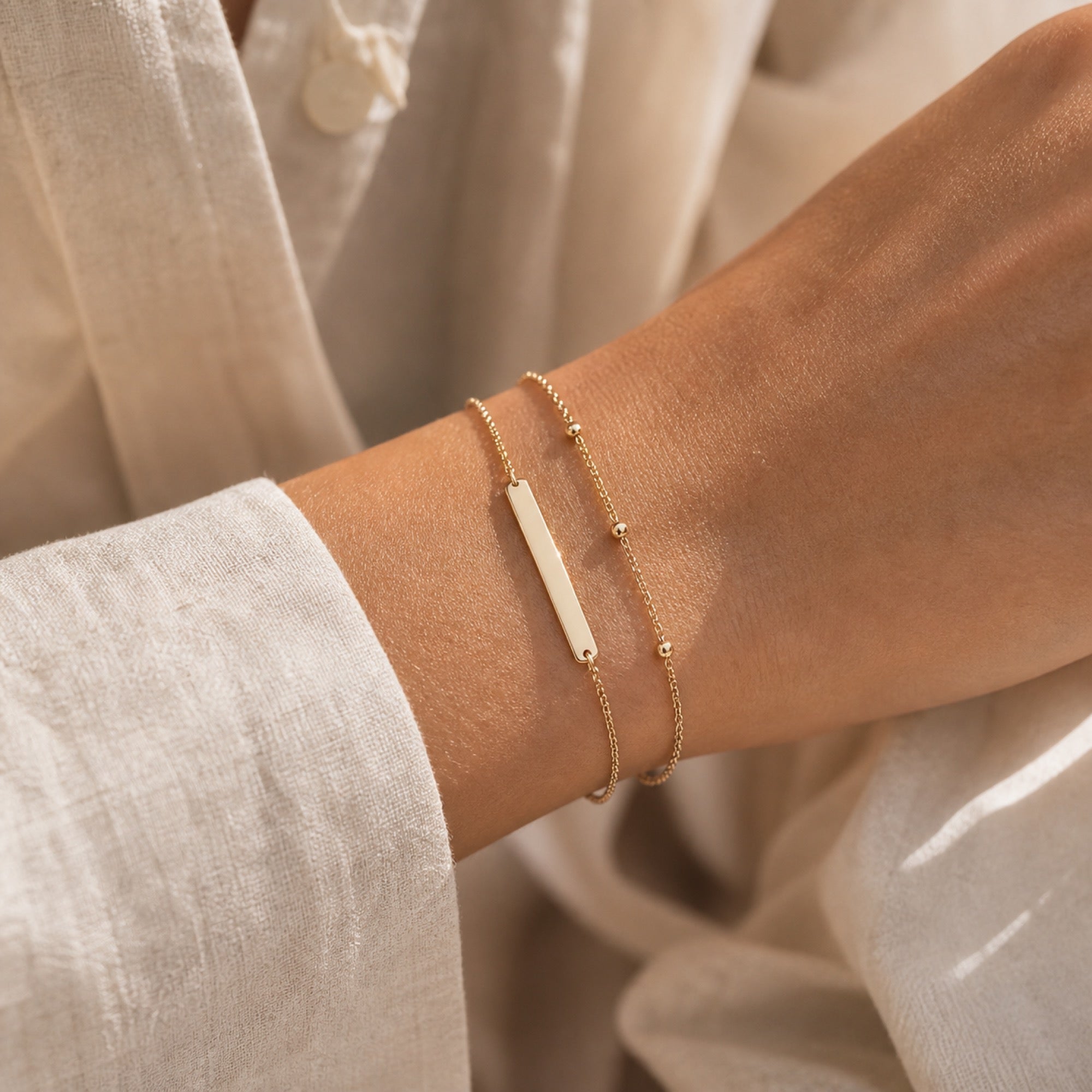 Lettre Engravable Bracelet